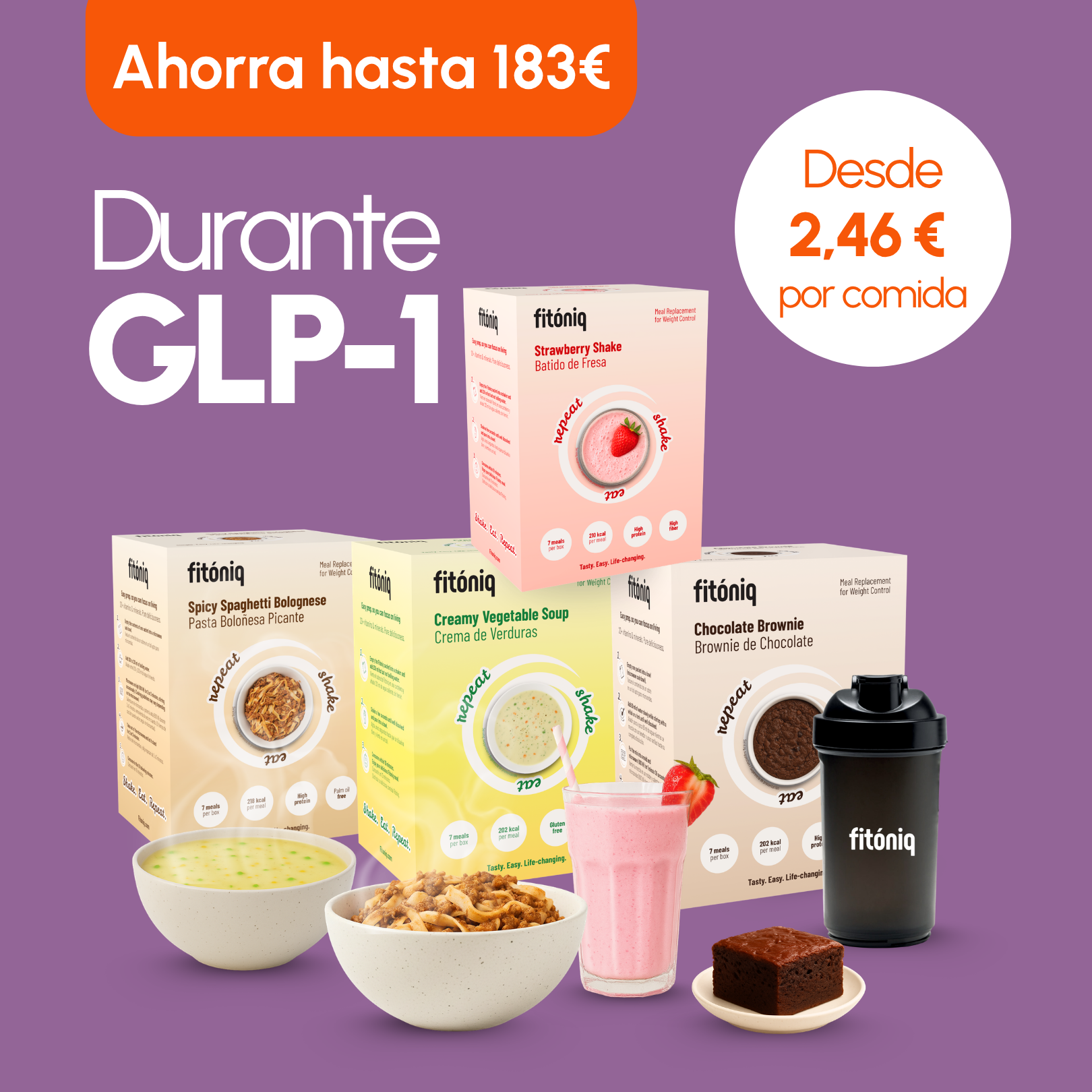 Dieta GLP-1 - Comidas Altas en Protena | Fitniq