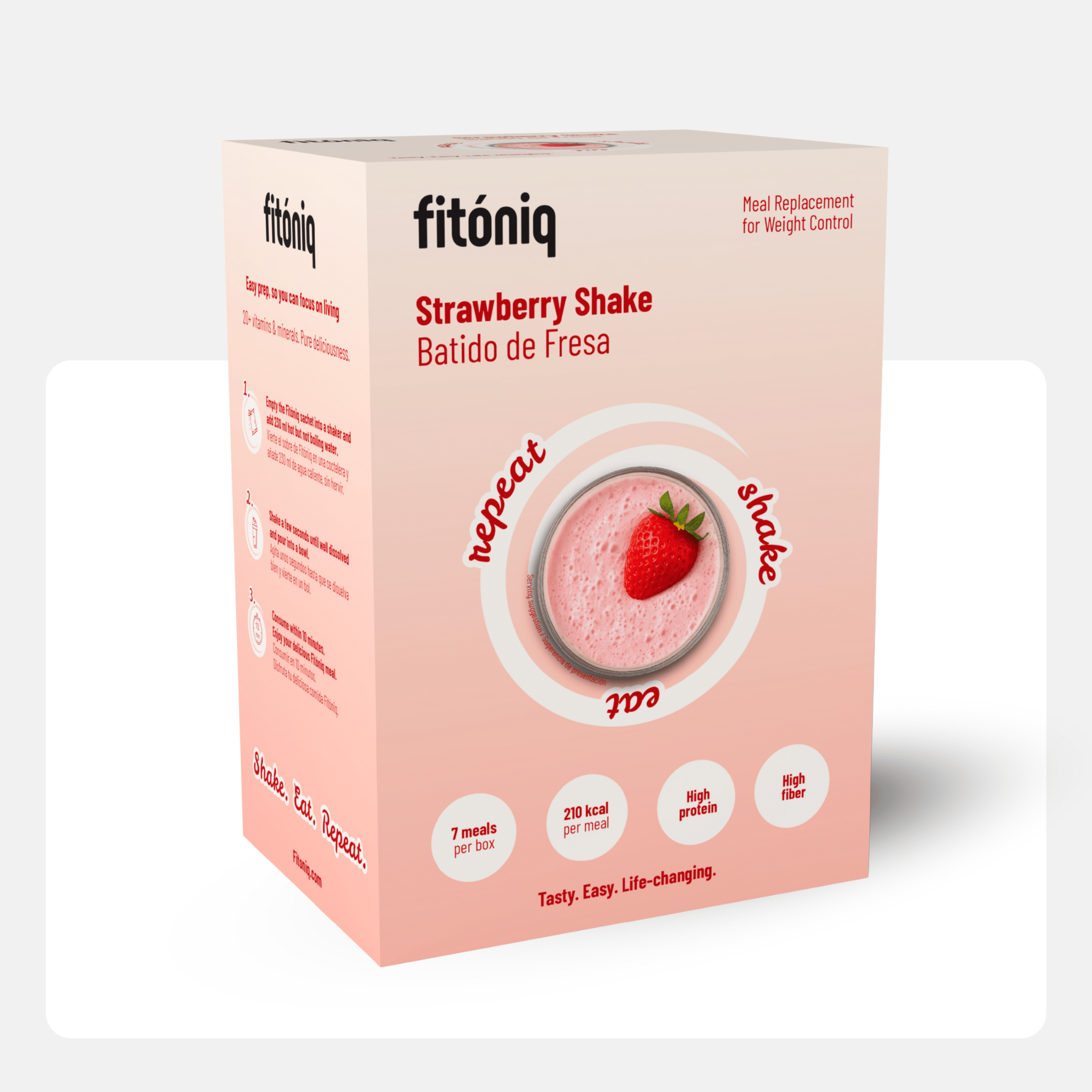 Batido Sabor Fresa Fitóniq - Fitóniq