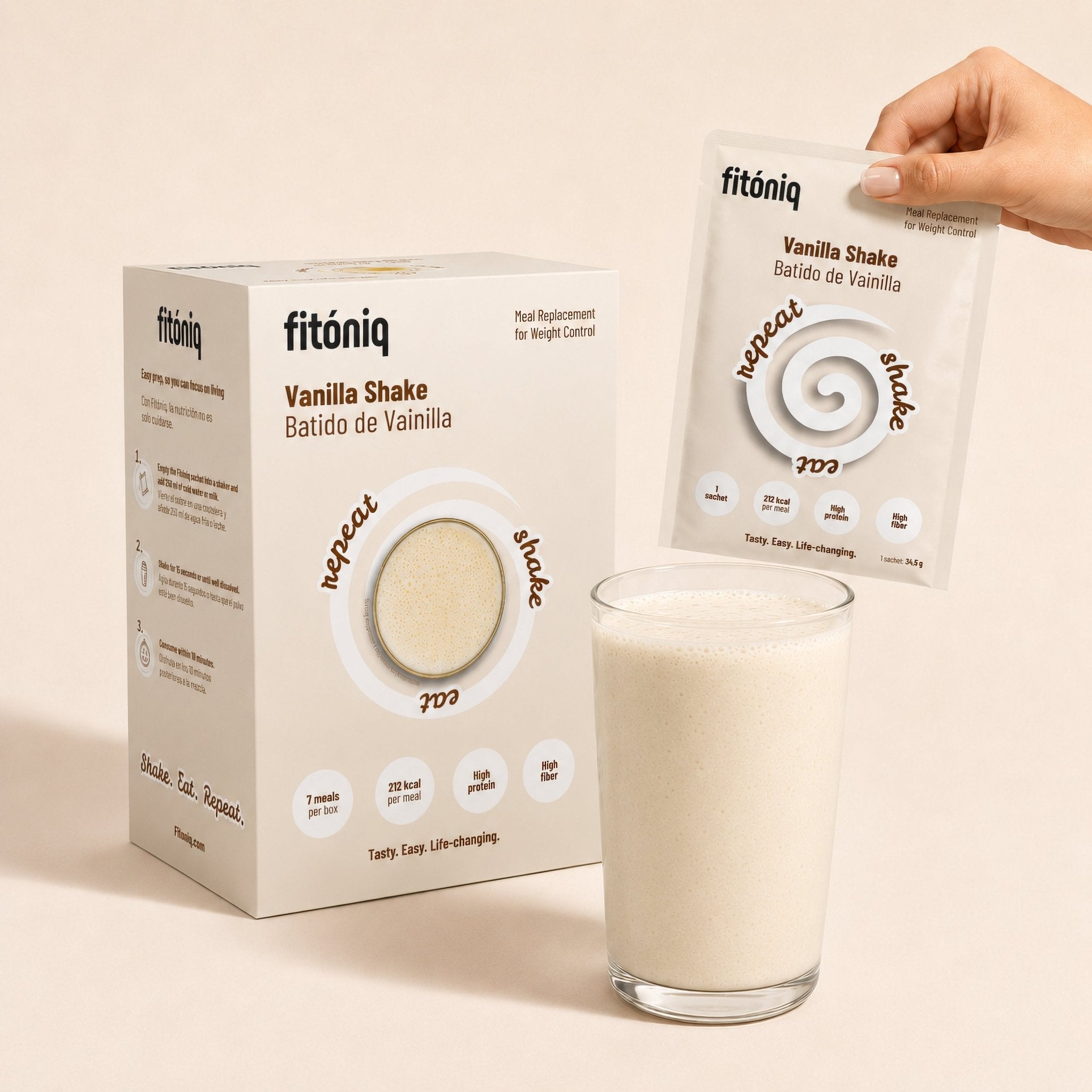 Batido Sabor Vainilla Fitóniq - Fitóniq