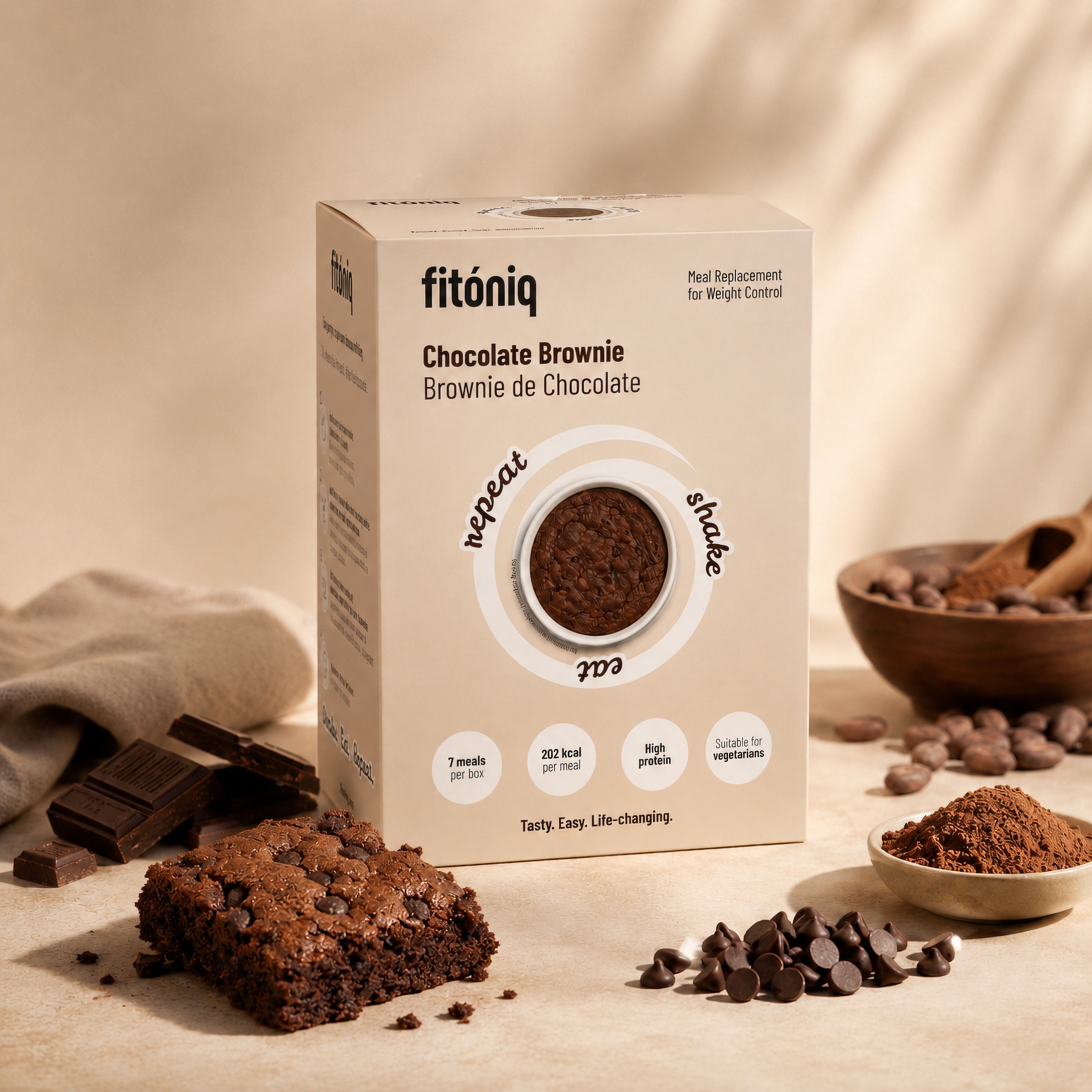 Brownie de Chocolate Fitóniq