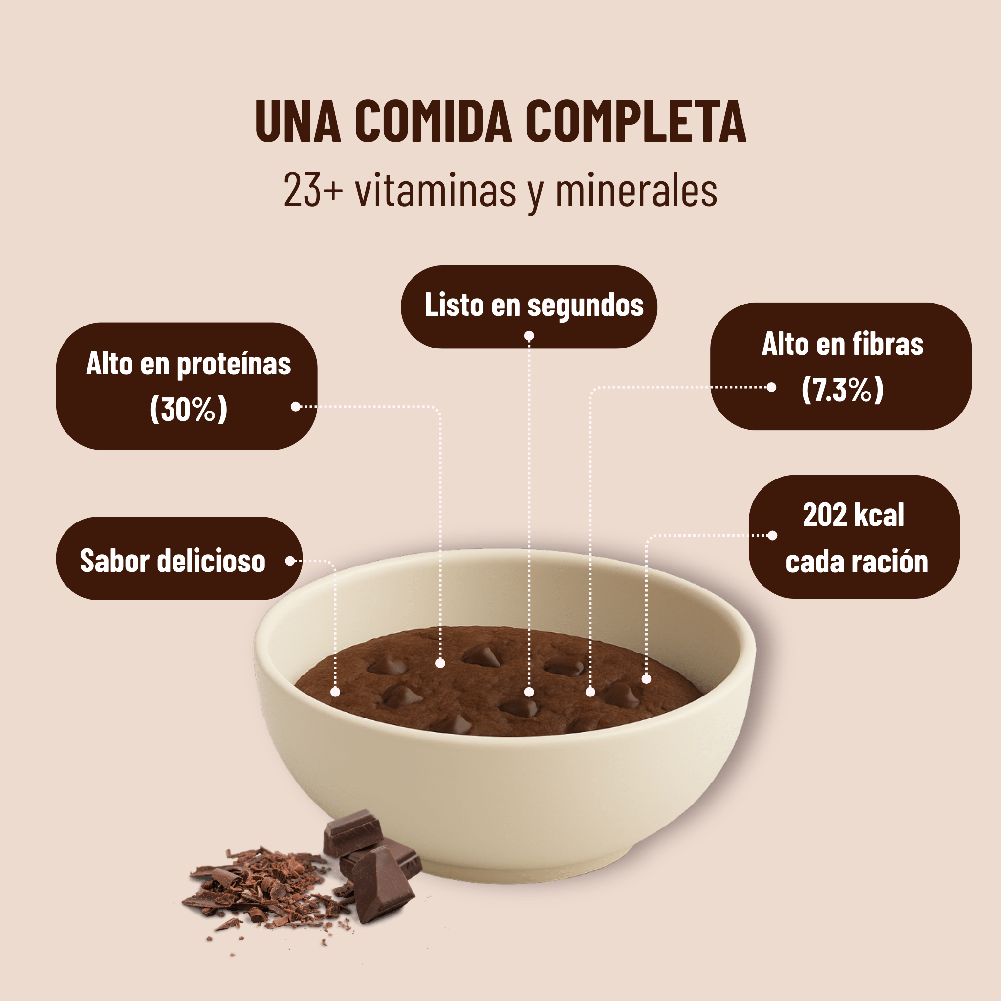 Brownie de Chocolate - Fitóniq