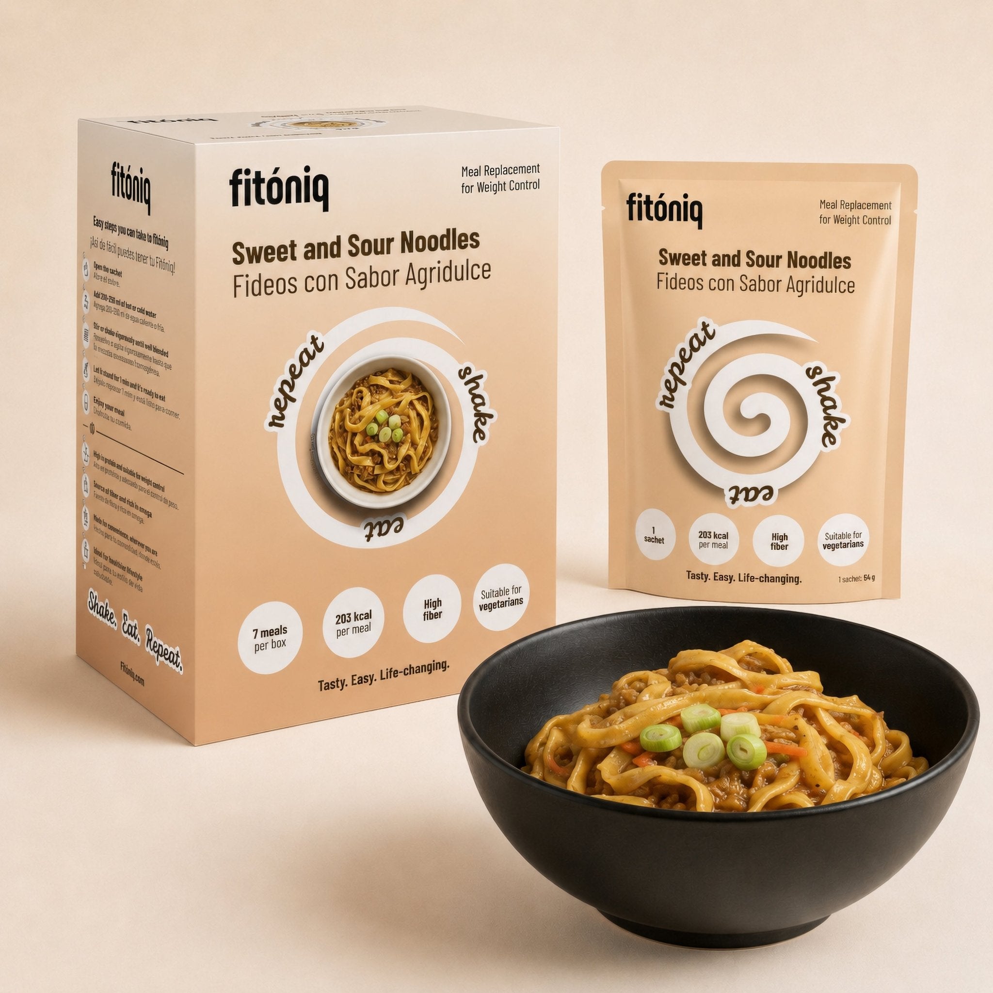 Fideos con Sabor Agridulce Fitóniq - Fitóniq