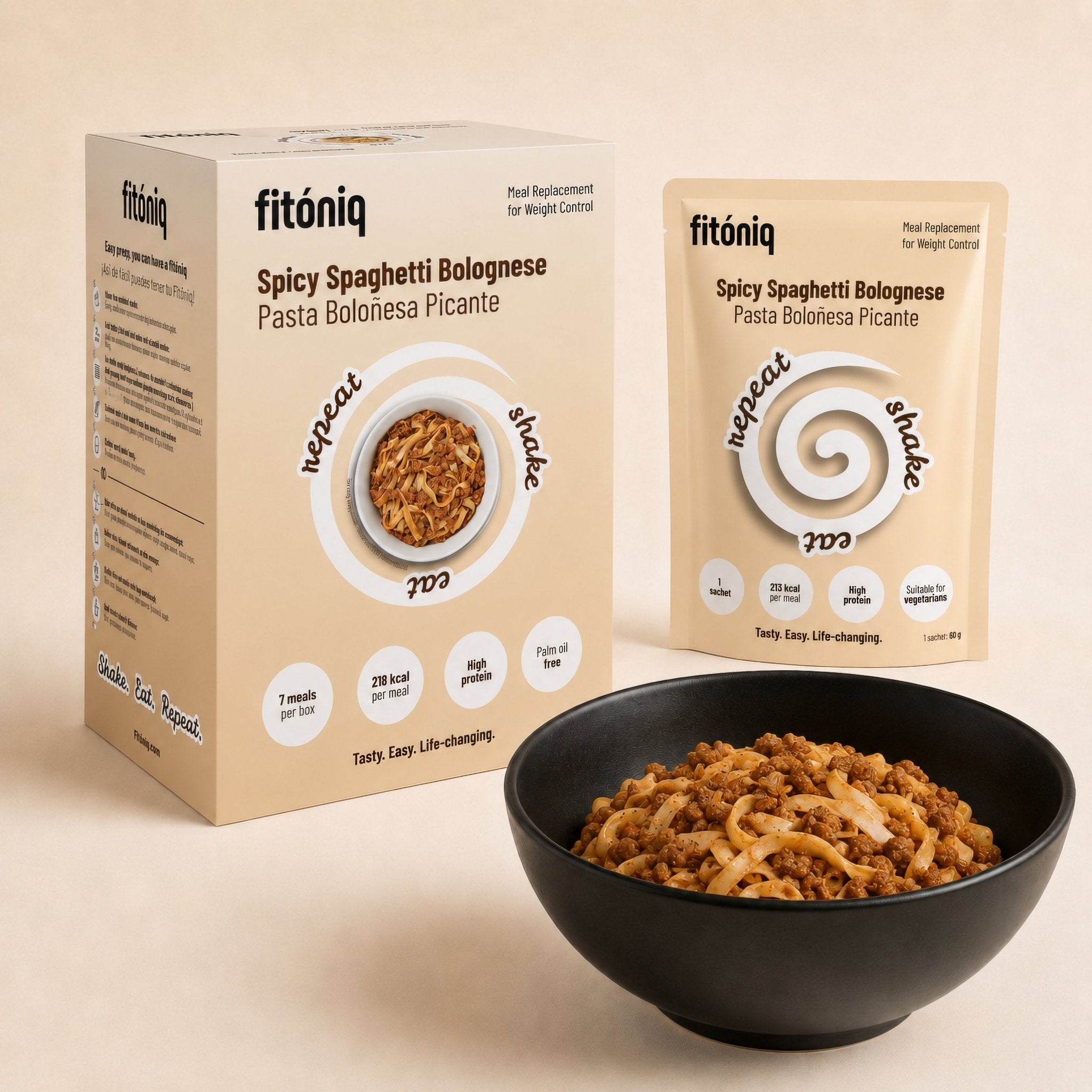 Pasta Boloñesa Picante Fitóniq - Fitóniq
