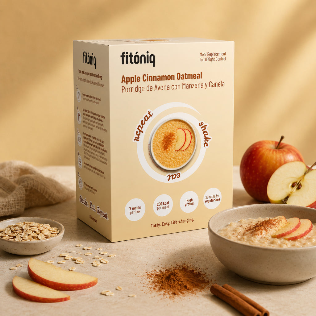 Porridge de Avena con Sabor de Manzana y Canela Fitóniq