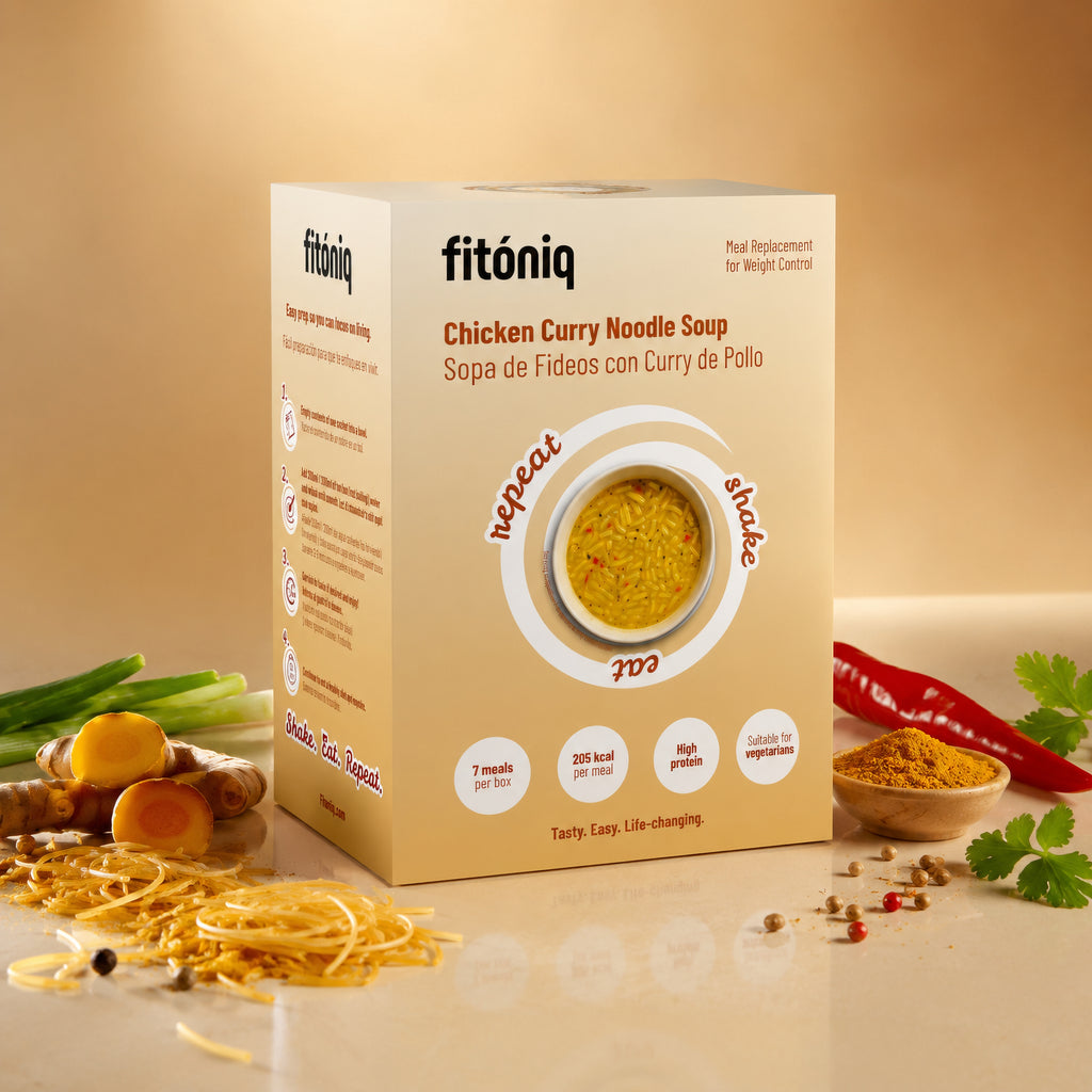 Sopa de Fideos con Sabor Curry de Pollo Fitóniq